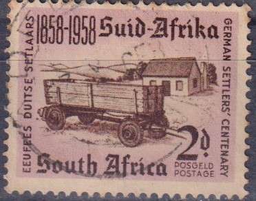 Stamps RSA 1958 The 100th Anniversary of the Arrival of German Settlers in South Africa