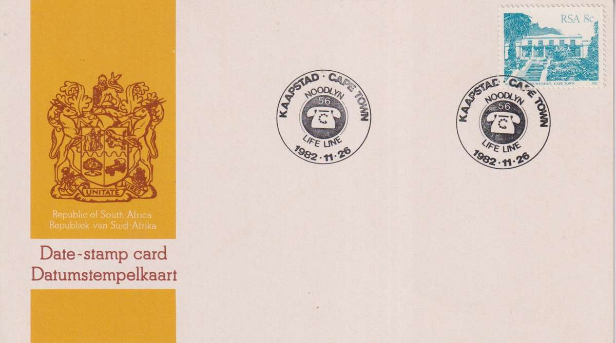 Stamps Date Stamp card RSA