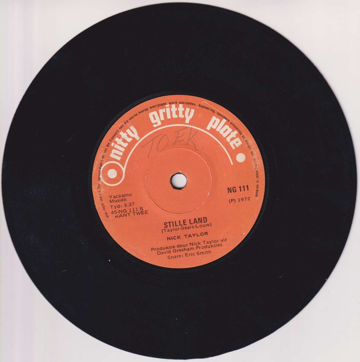 Seven Single LP / Vinyl Nick Taylor