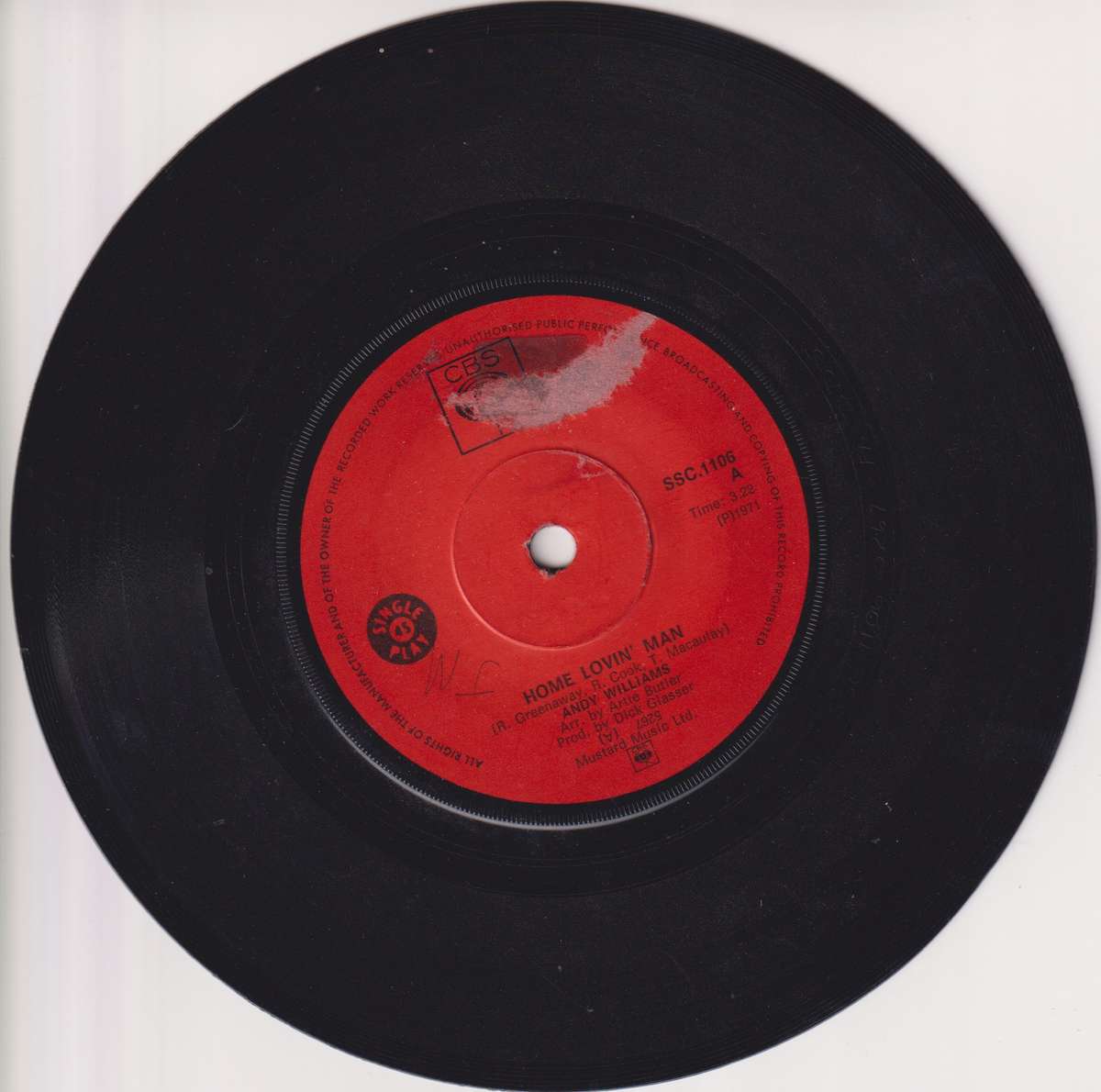 Seven Single LP / Vinyl Andy Williams