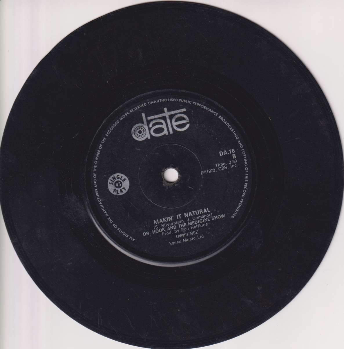 Seven Single LP / Vinyl Dr Hook and the Medicine Show