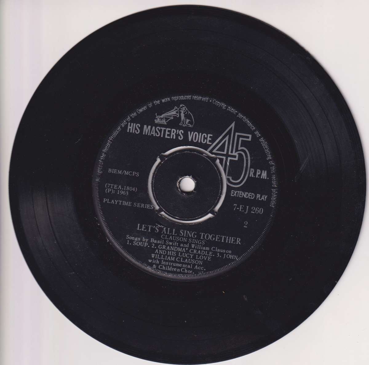 Seven Single LP / Vinyl William Clauson