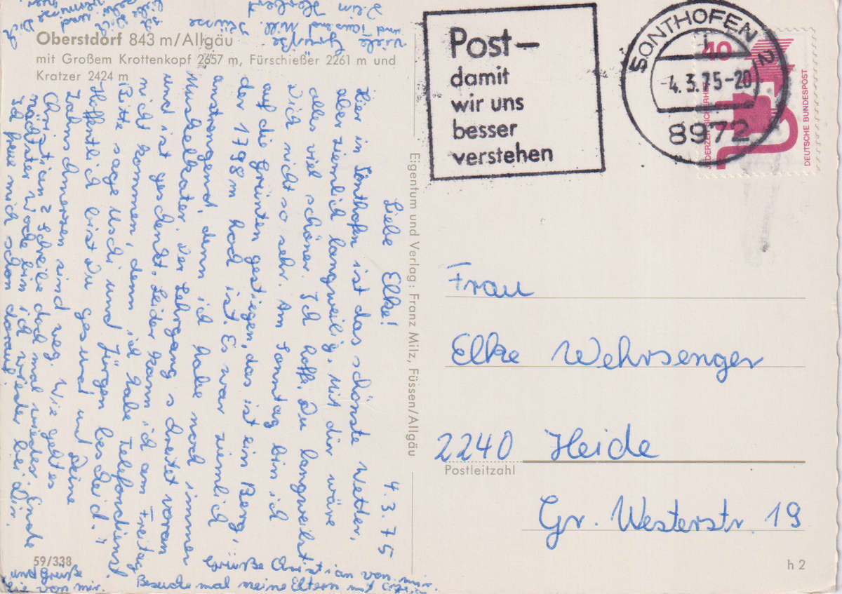 Post Cards / Maxi Card used