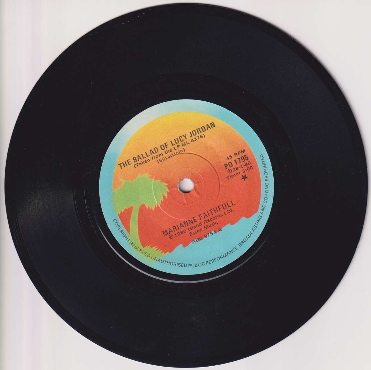 Seven Single LP / Vinyl Marianne Faithfull