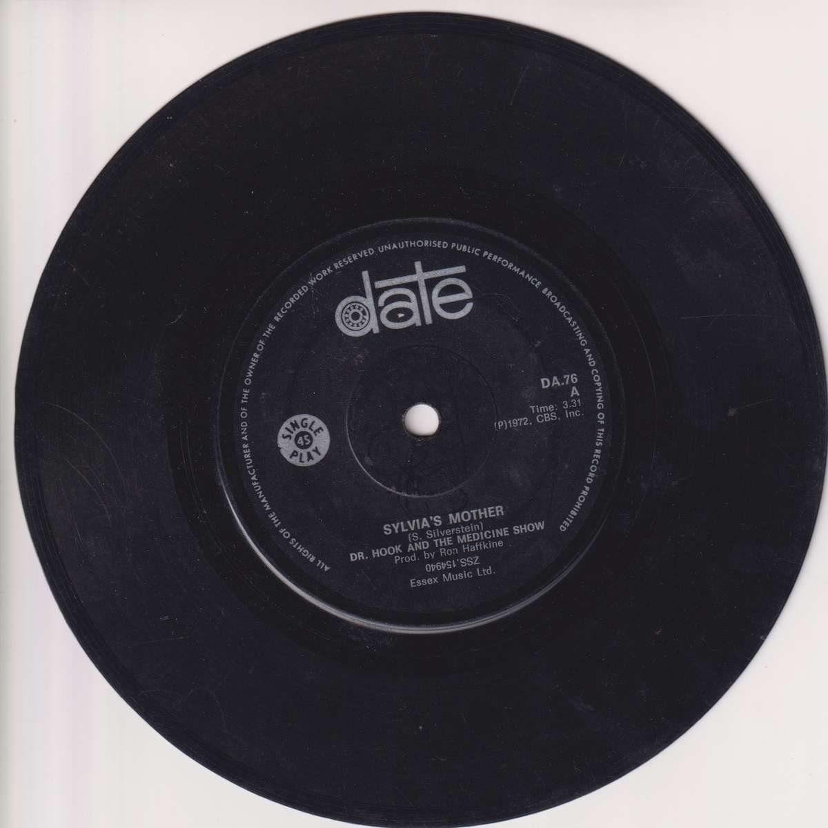 Seven Single LP / Vinyl Dr Hook and the Medicine Show