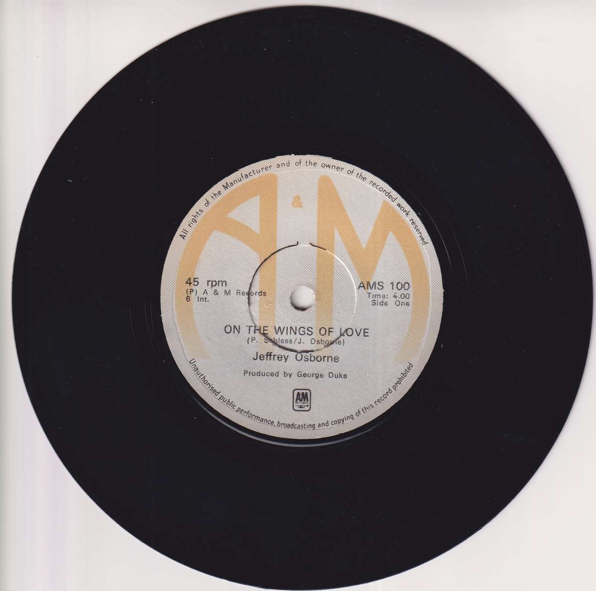 Seven Single LP / Vinyl Jeffrey Osborne