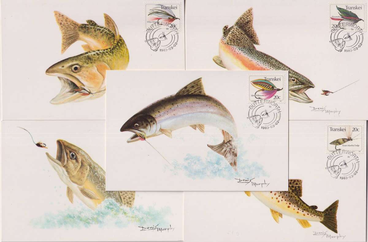 FDC / Maxi Card Transkei Fishing Flies Collection