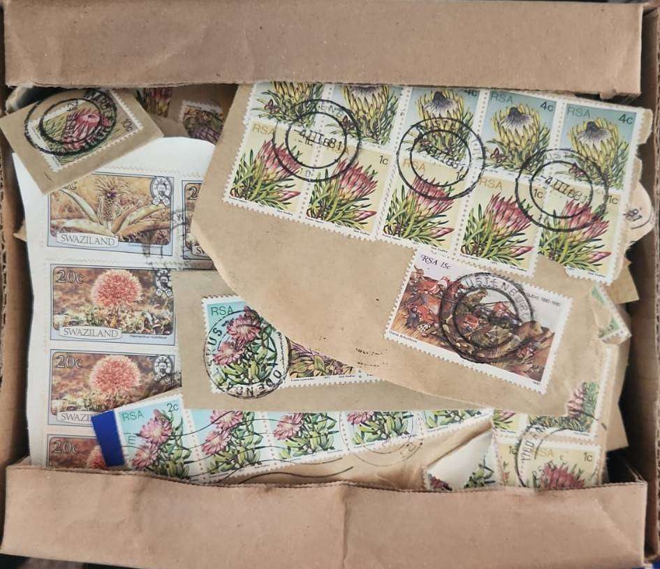Box of RSA Stamps on paper