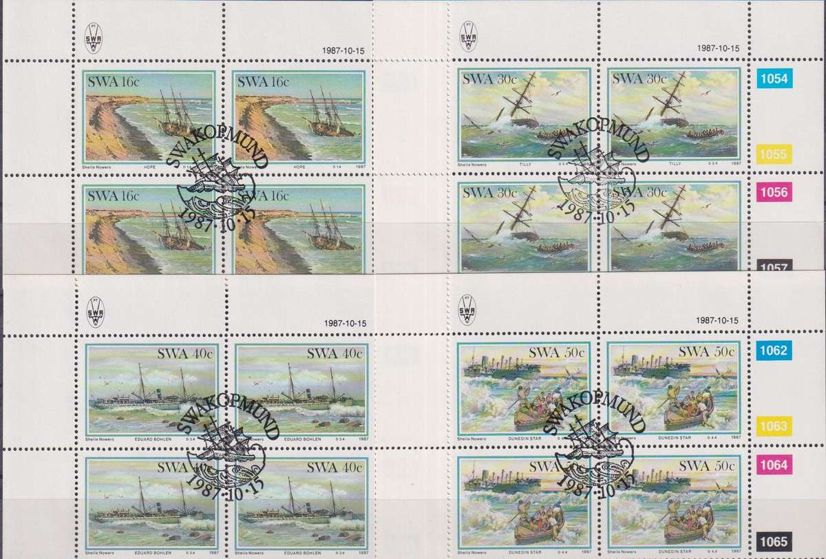 Stamps 1987 Shipwrecks