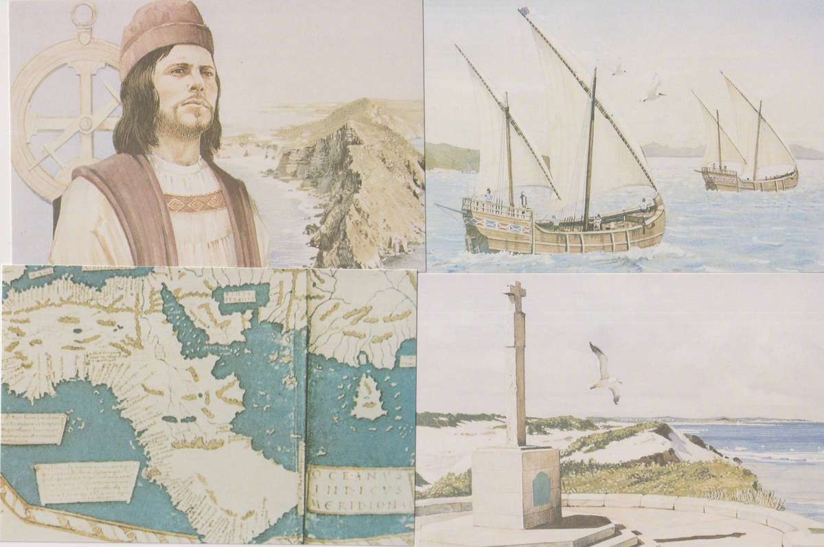 Maxi Card Set of 4 1988 The 500th Anniversary of Discovery of Cape of Good Hope by Bartolomeu Dias
