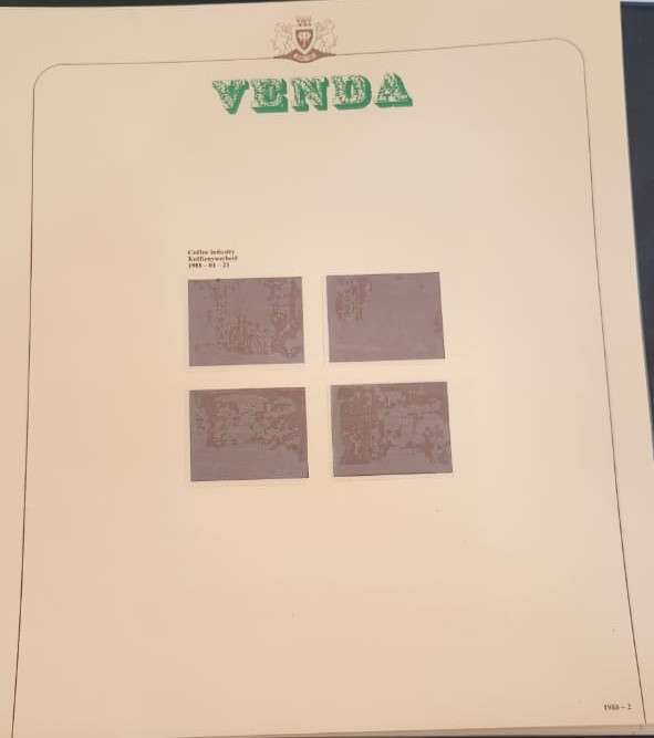 Stamp Collection Davo Pages Venda (Preprinted pages no stamps included)