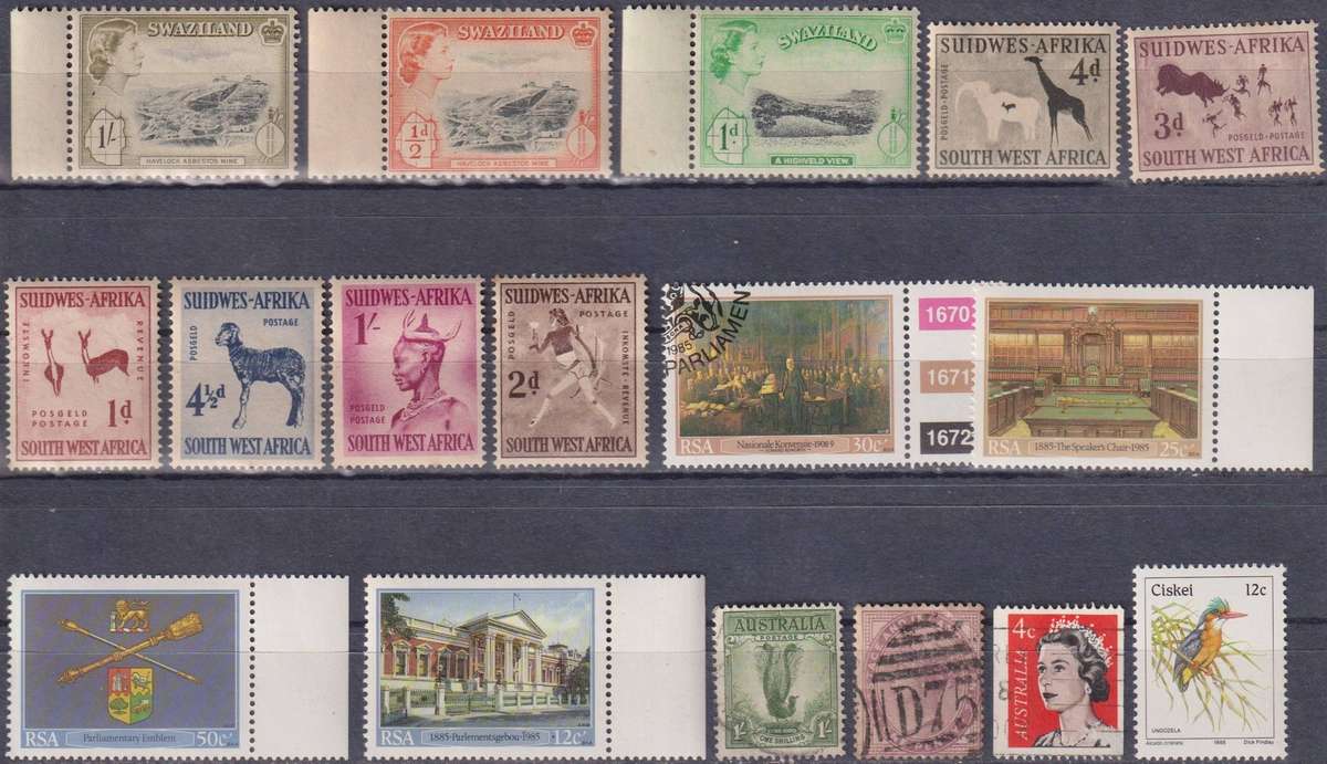 Stamps Mix World Card