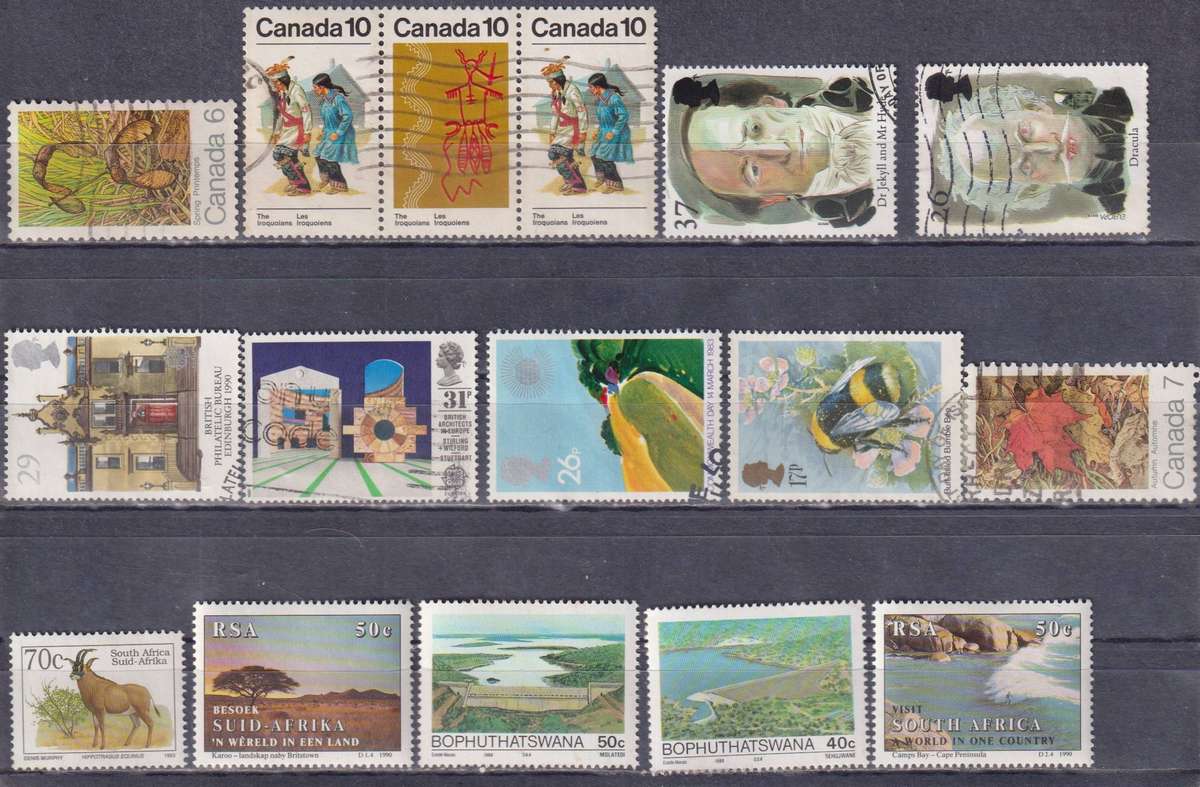 Stamps Mix World Card