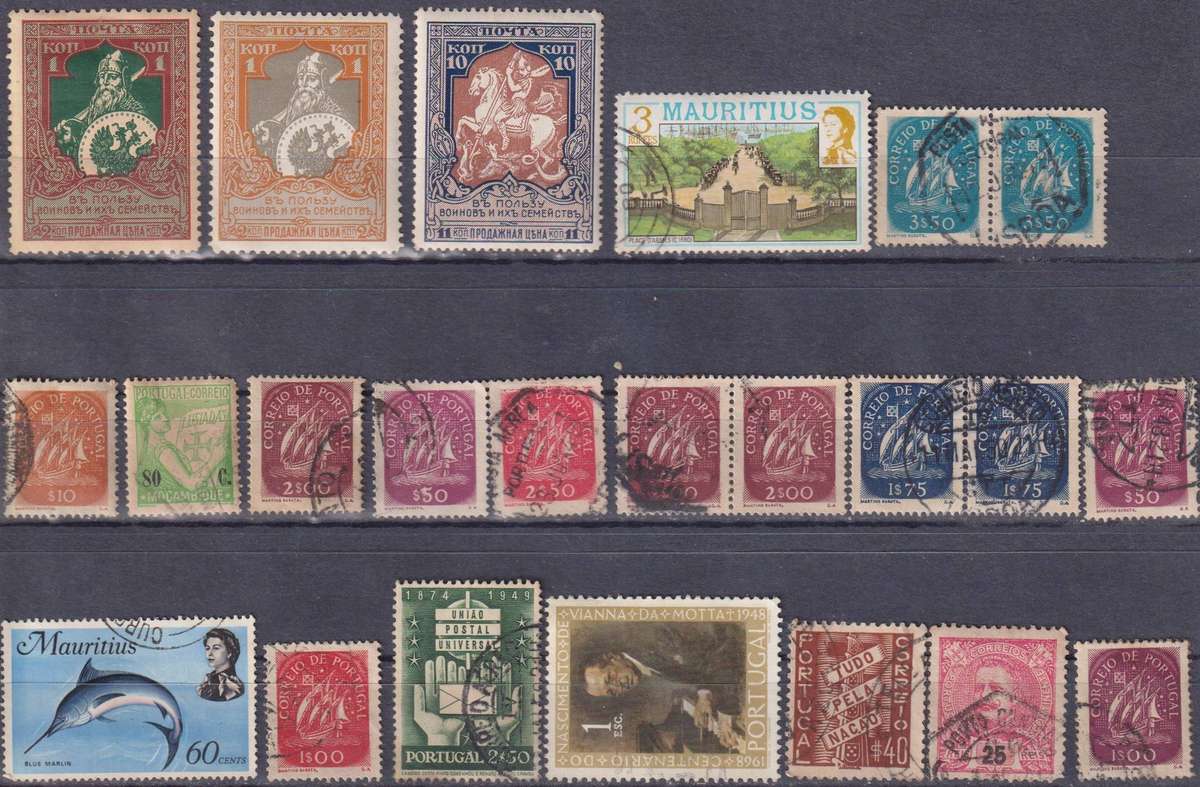 Stamps Mix World Card