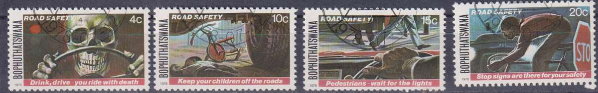 Stamps Bophuthatswana 1978 Road Safety