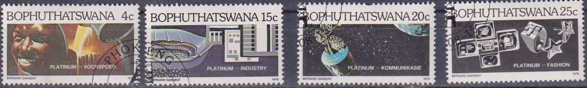 Stamps Bophuthatswana 1979 Platinum Industry