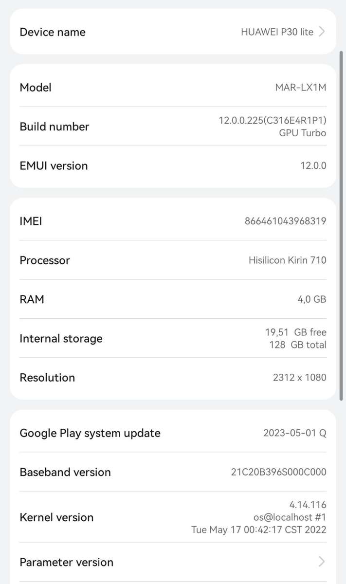 Huawei P30 Lite - (Read Discription)