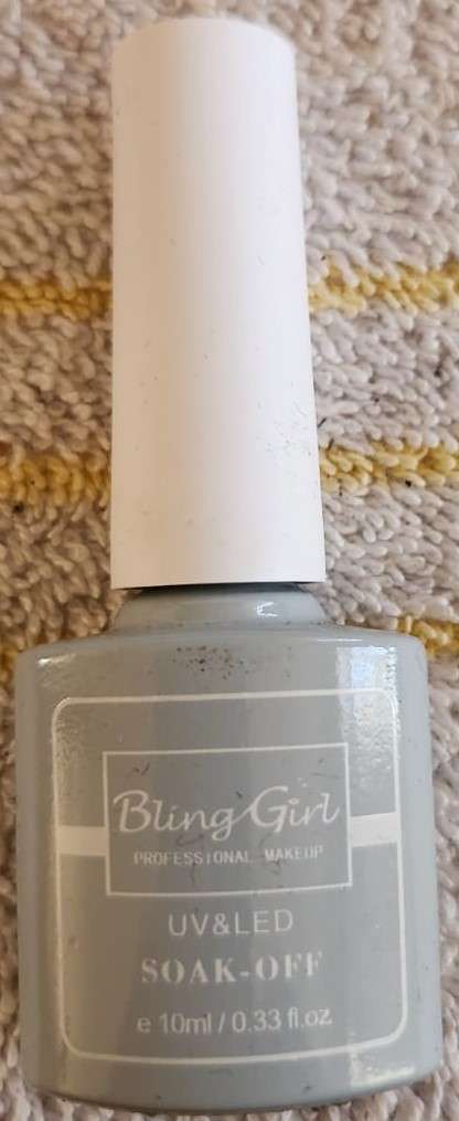 Soak Off UV/LED Gel Nail Polish Bling Girl Gray