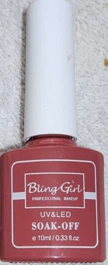 Soak Off UV/LED Gel Nail Polish Bling Girl Pink