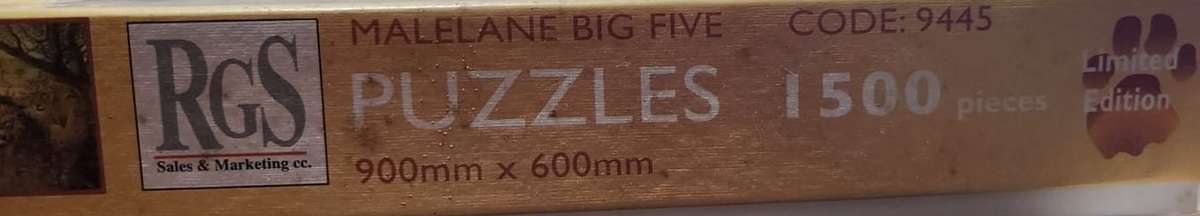 Puzzle Big 5 Not Checked