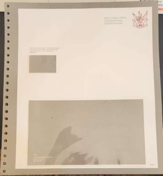 Stamp Collection Davo Pages SWA (Preprinted pages no stamps included)