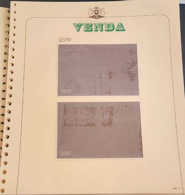 Stamp Collection Davo Pages Venda (Preprinted pages no stamps included)