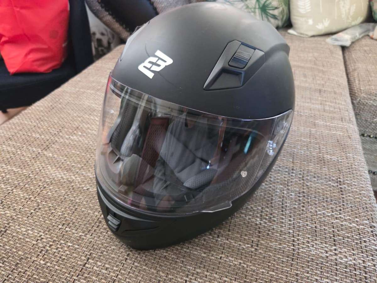 Black Bogotto XL Motorcycle Helmet