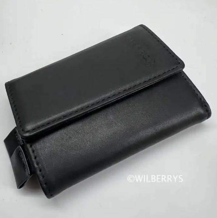 TOM and FRED London® BLACK Freddy 2.0 Genuine Leather Speed Wallet
