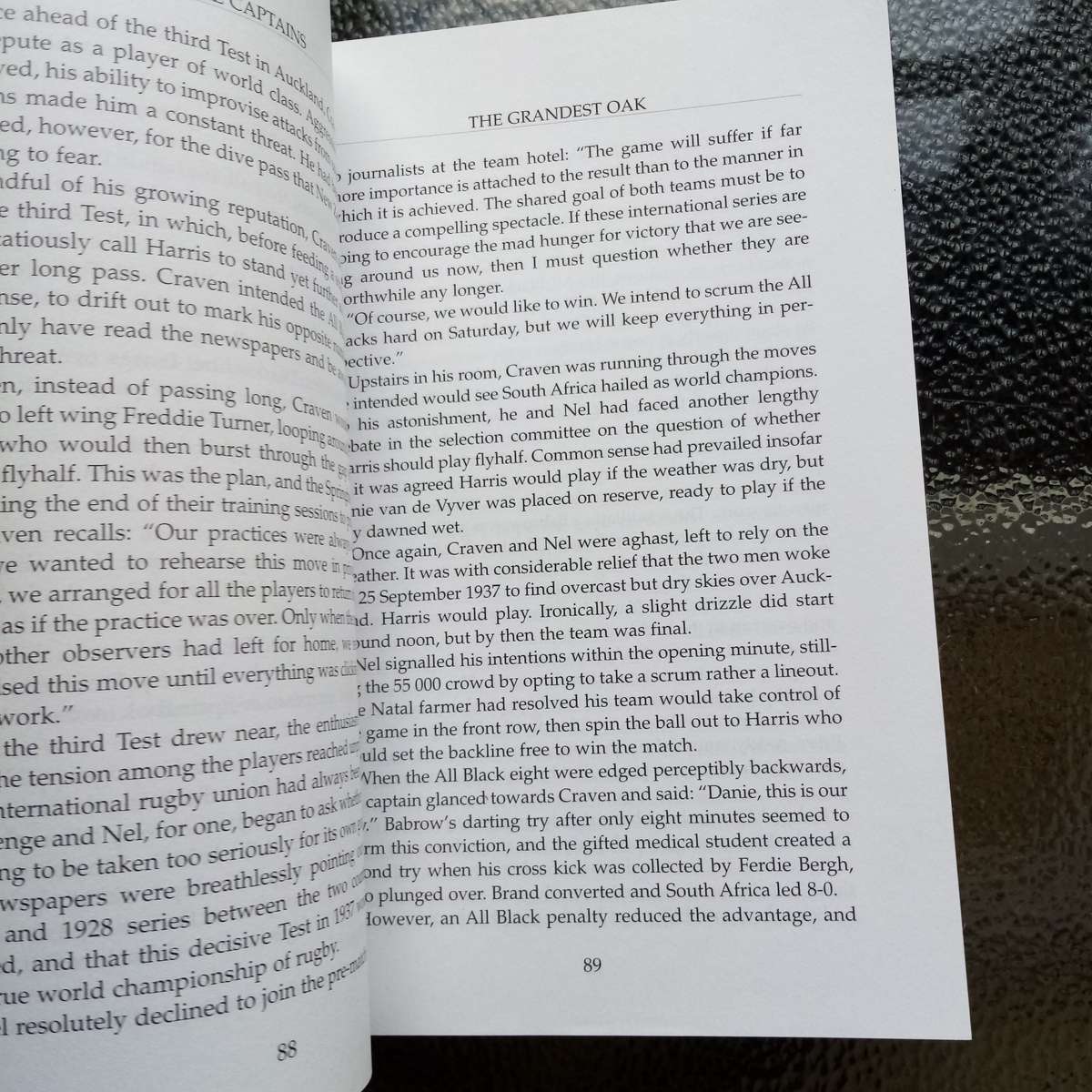 The Captains by Edward Griffiths  A Comprehensive History of Rugby Leadership