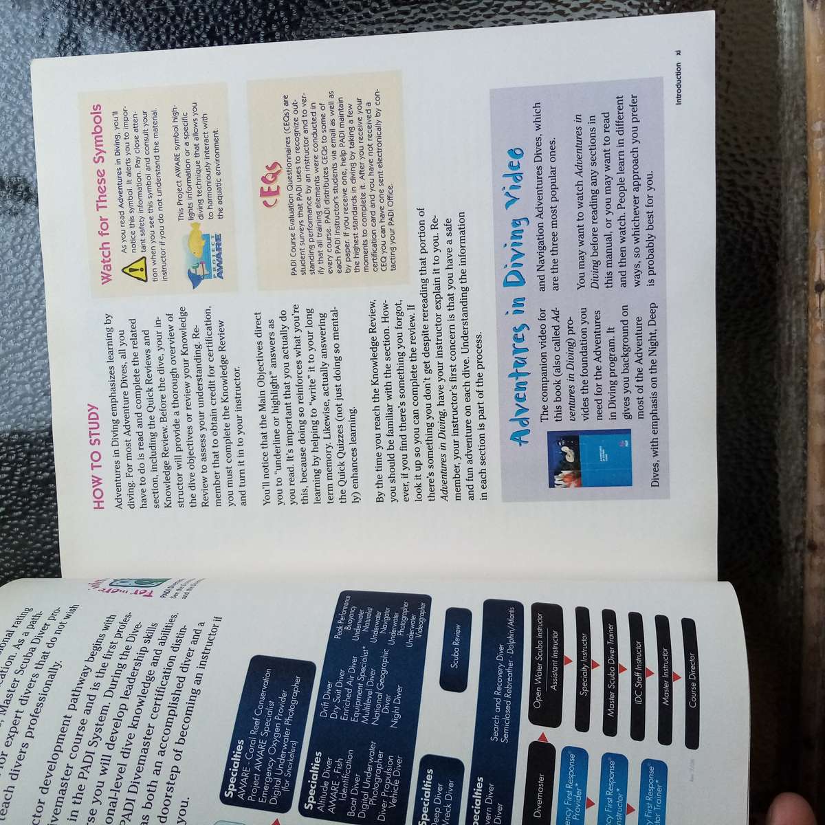 PADI Adventures in Diving Manual - Explore Advanced Diving Techniques