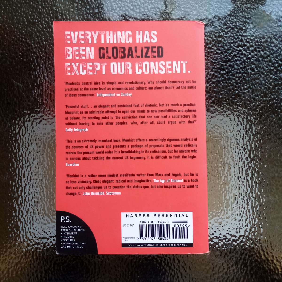 The Age of Consent by George Monbiot  A Provocative Exploration of Power