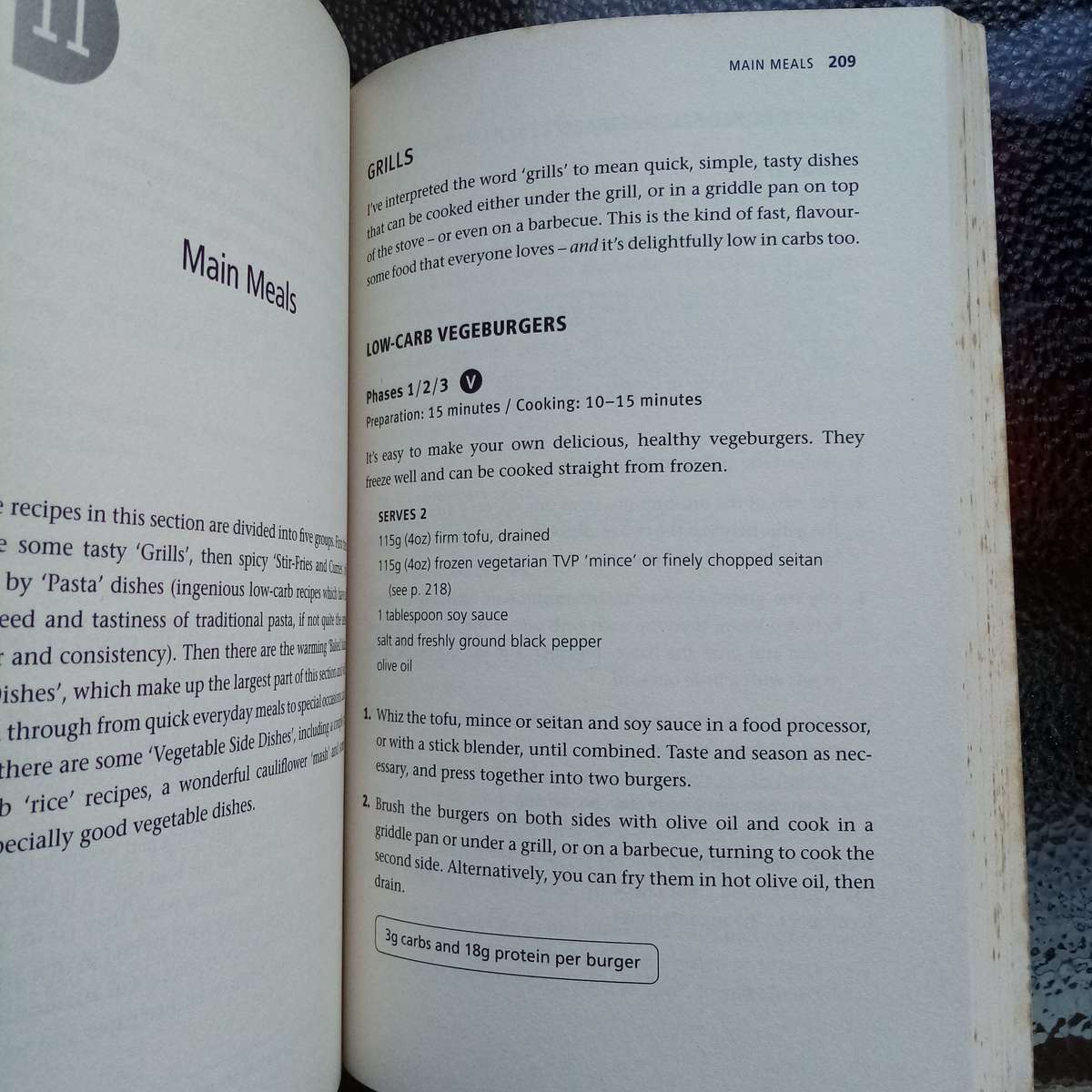 The Vegetarian Low-Carb Diet Cookbook by Rose Elliot - Delicious Healthy Recipes