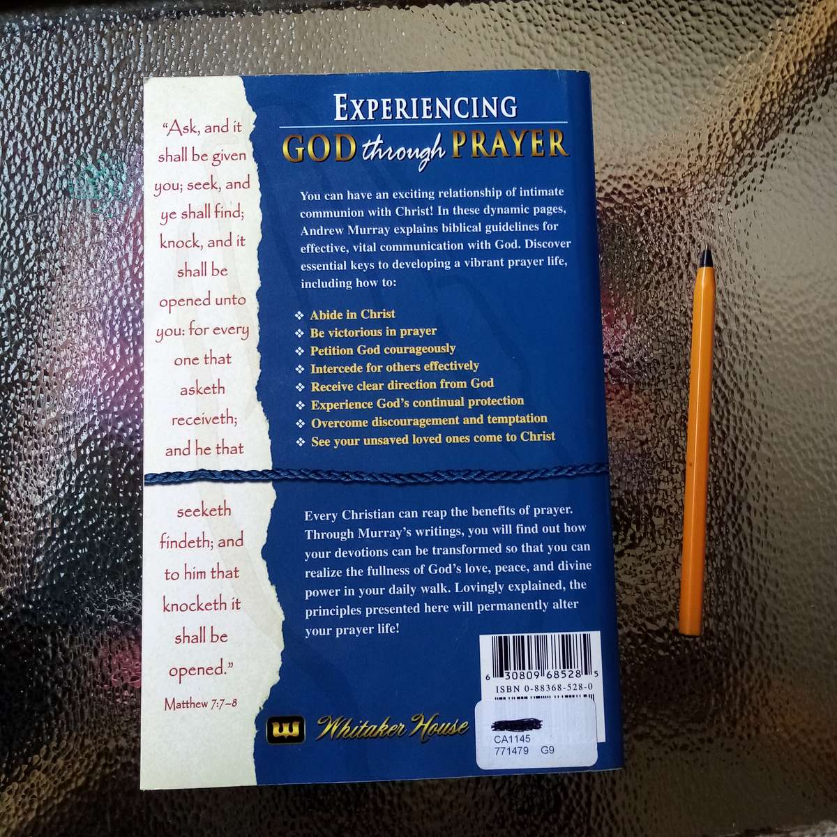 Andrew Murray on Prayer: Insights for a Deeper Spiritual Life