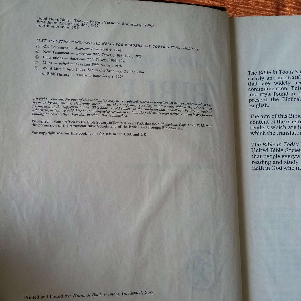 Bible: Holy Bible - Good News Edition (1985) | Accessible Scripture for Everyone