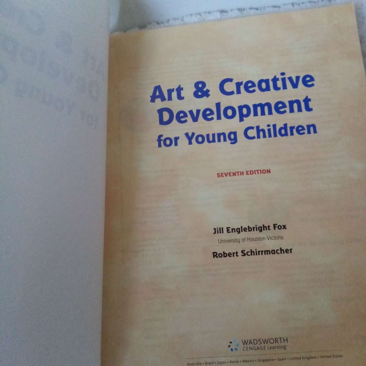 Art and Creative Development for Young Children - J. Fox