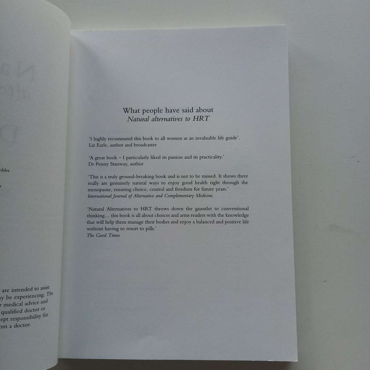 Natural Alternatives to Dieting: Sustainable Weight Loss and Healthy Living by Marilyn Glenville