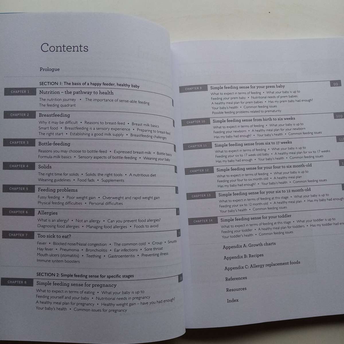 Feeding Sense by Megan Faure, Katherine Megaw & Simon Strachan  A Practical Guide to Baby care