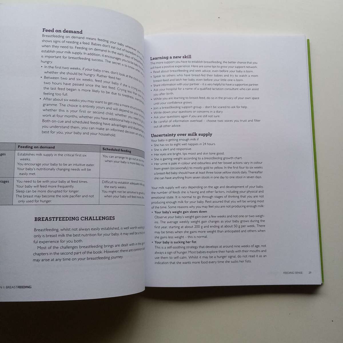 Feeding Sense by Megan Faure, Katherine Megaw & Simon Strachan  A Practical Guide to Baby care