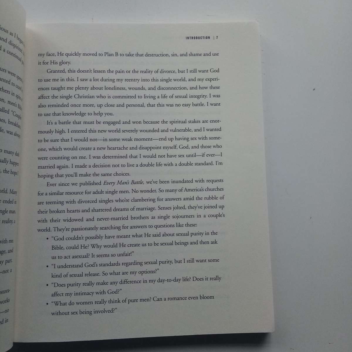 Every Single Man's Battle - Staying on the Path of Sexual Purity