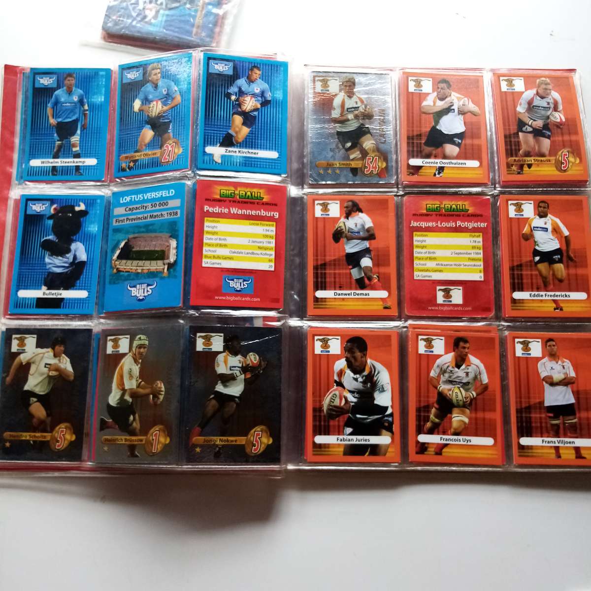 2009 Rugby Trading Card Collection - 148 Cards in Sleeve - Incomplete Set