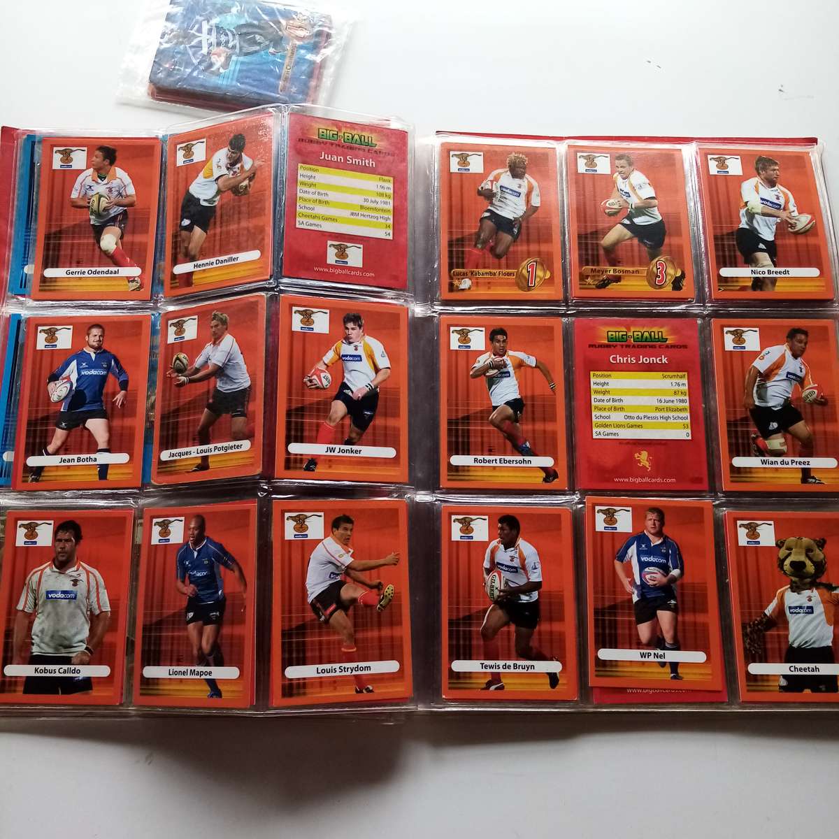 2009 Rugby Trading Card Collection - 148 Cards in Sleeve - Incomplete Set
