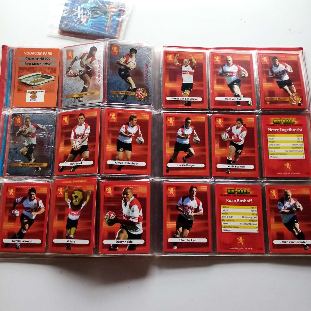2009 Rugby Trading Card Collection - 148 Cards in Sleeve - Incomplete Set