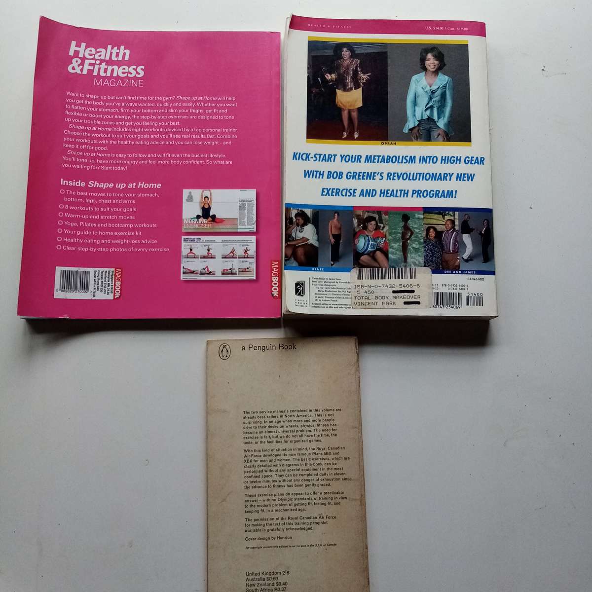 Bob Greenes Total Body Makeover 3-Book Bundle: Transform Your Health with Exercise & Nutrition