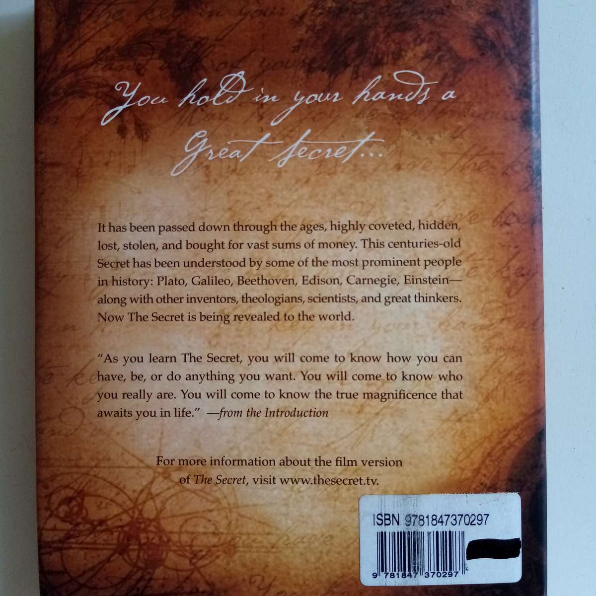 The Secret by Rhonda Byrne  Law of Attraction, Positive Thinking, Self-Help, Manifestation