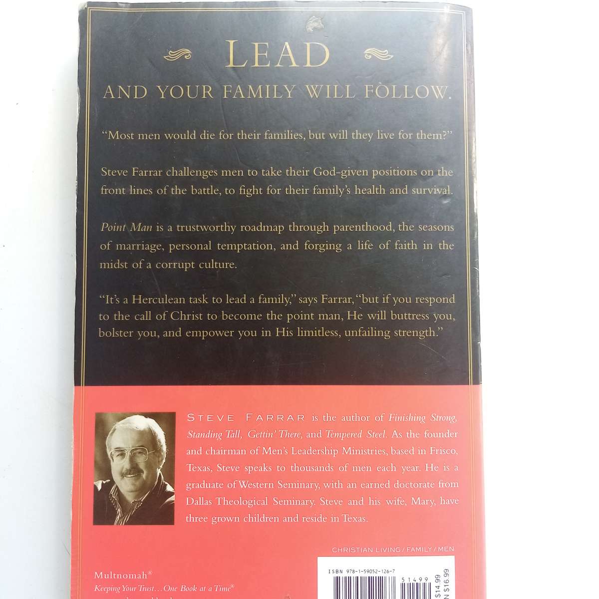 Point Man - Steve Farrar, Christian Fatherhood, Marriage, Leadership, With Study Guide