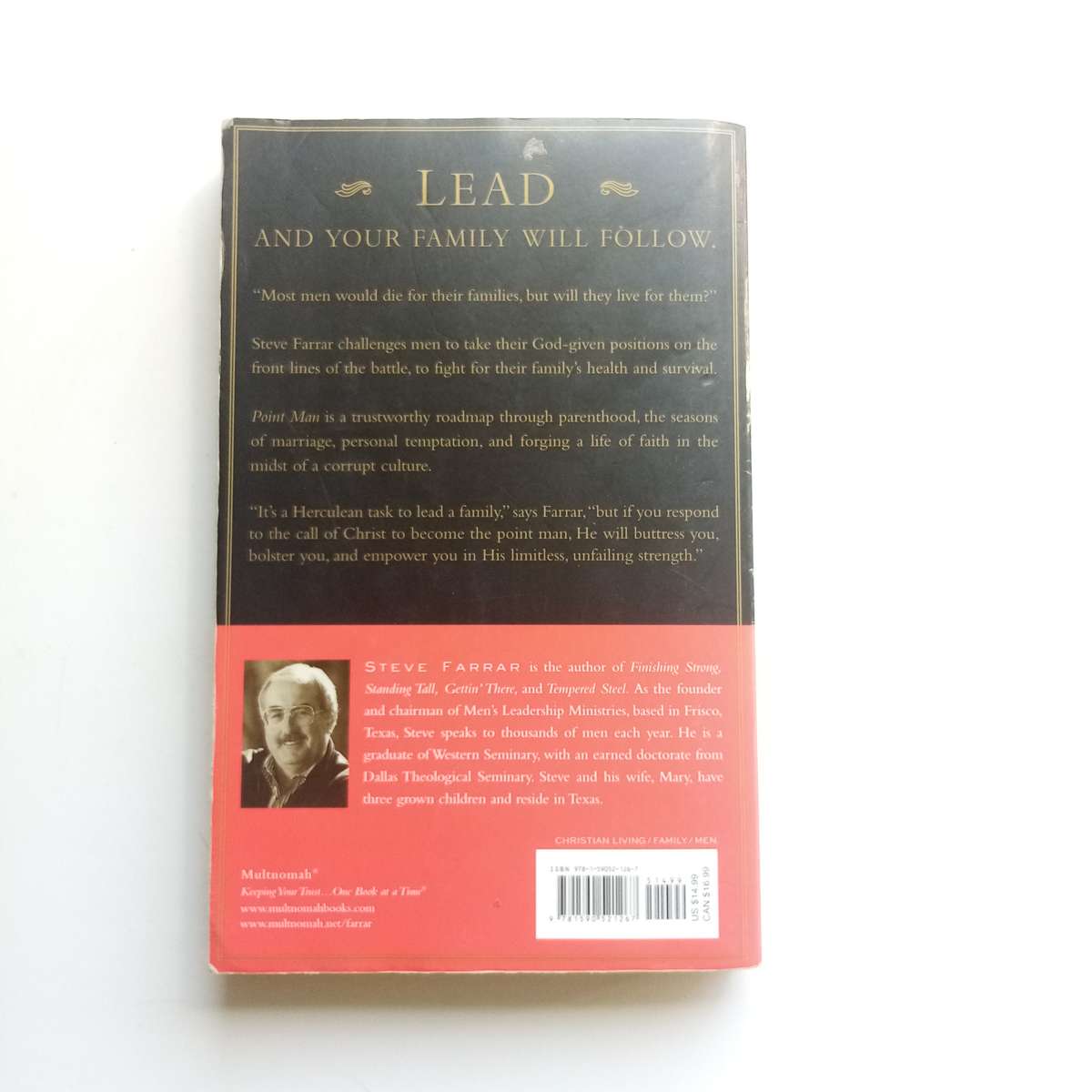 Point Man - Steve Farrar, Christian Fatherhood, Marriage, Leadership, With Study Guide