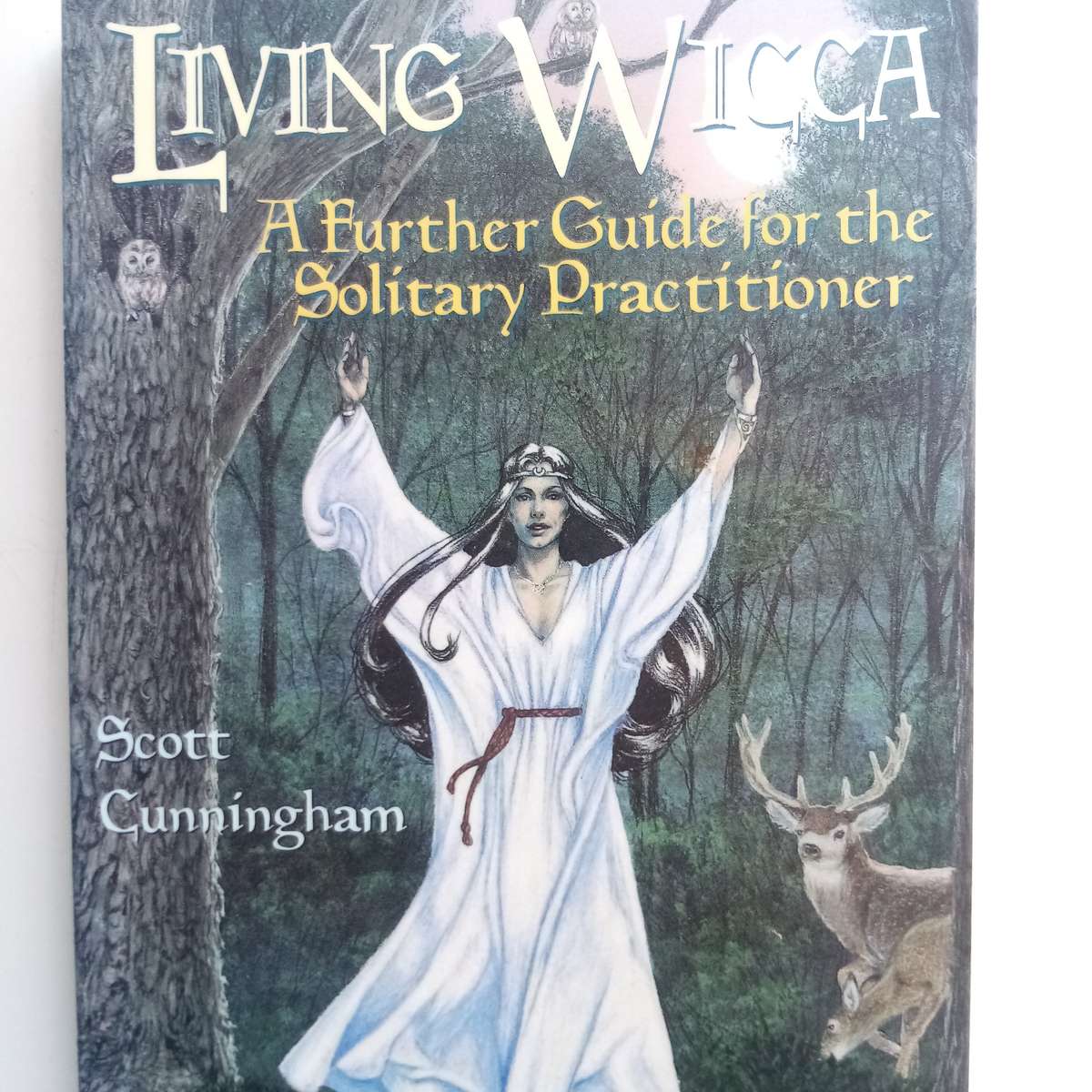Living Wicca by Scott Cunningham, Guide for Solitary Practitioners, Rituals, Symbols, Initiation