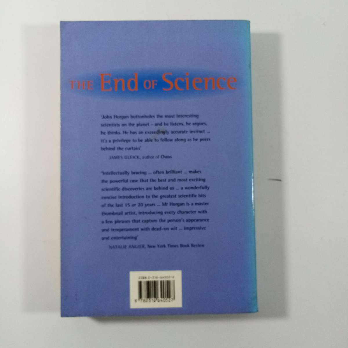 The End of Science by John Horgan | Science, Philosophy, Physics, Final Theory, Discovery