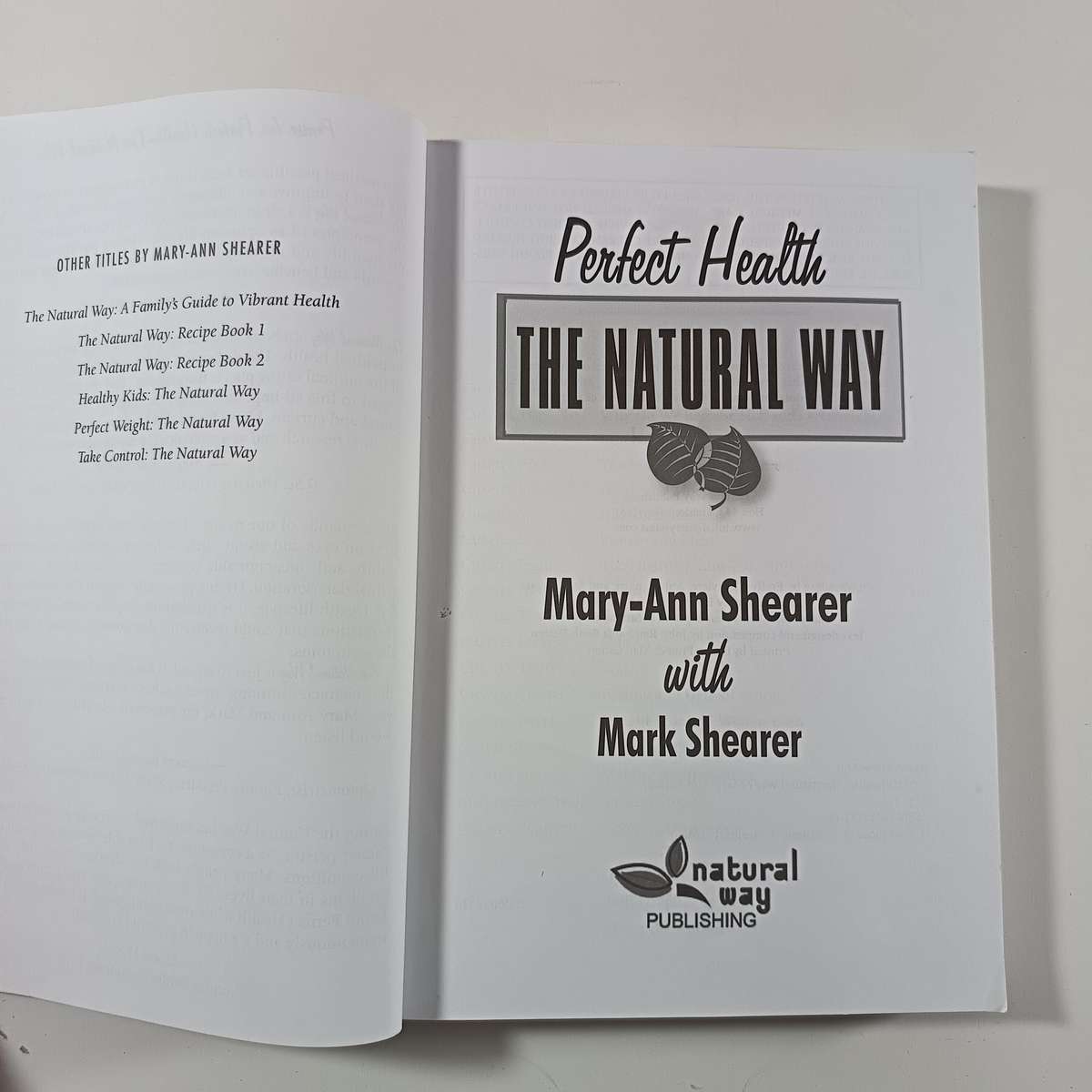Perfect Health: The Natural Way by MaryAnn Shearer | Holistic Nutrition & Health Lifestyle Guide