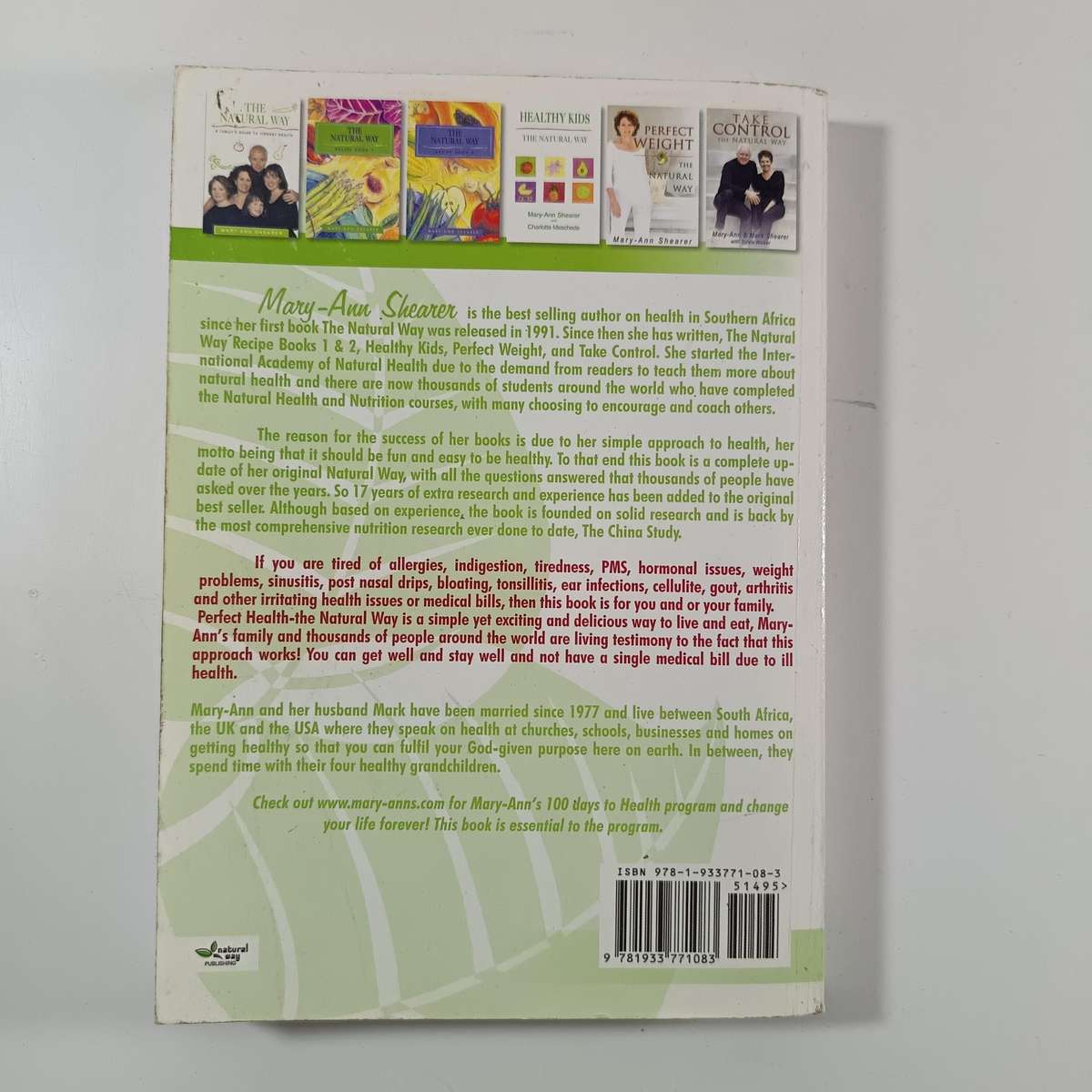 Perfect Health: The Natural Way by MaryAnn Shearer | Holistic Nutrition & Health Lifestyle Guide